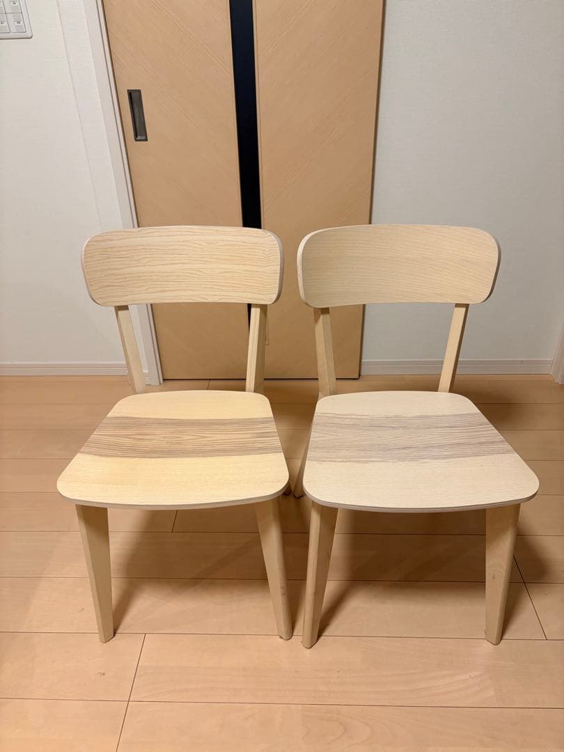 【直接渡し】IKEA LISABO テーブル ダイニング チェア 2脚セット