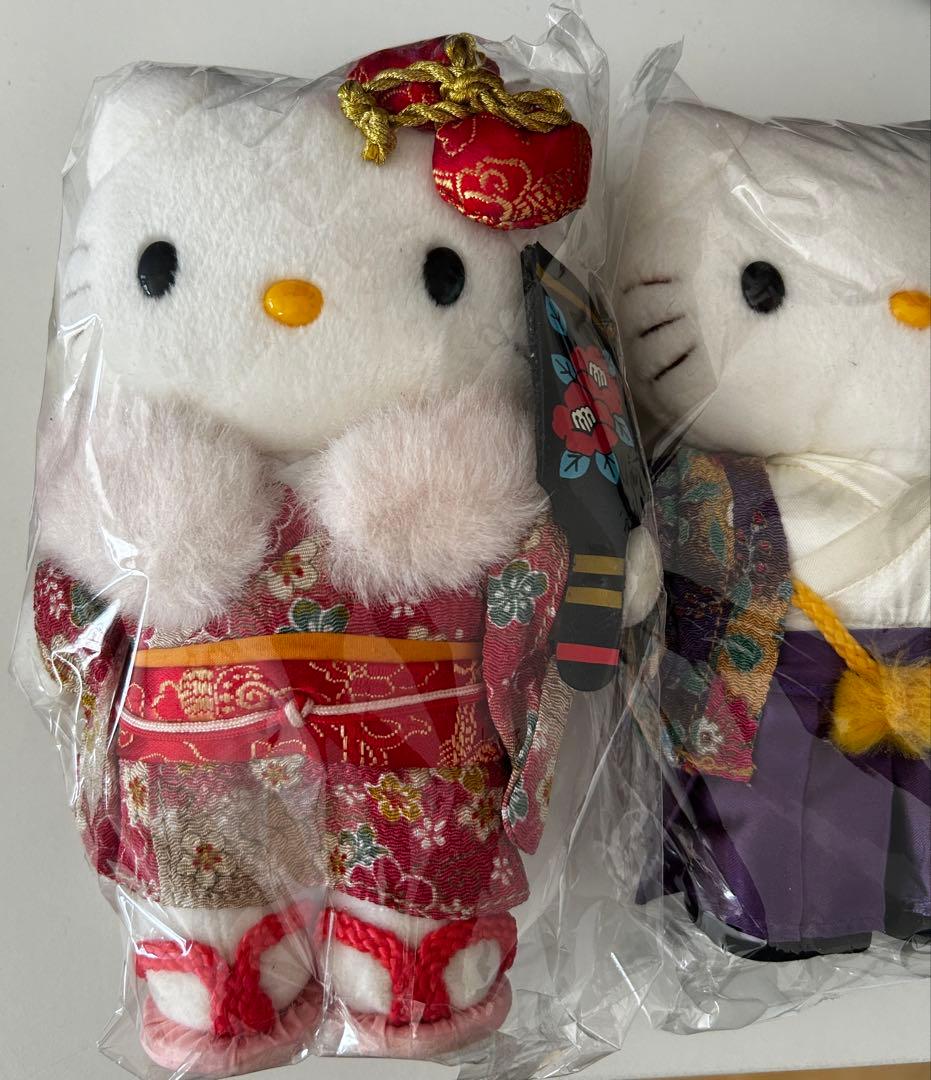 キティ サンリオデラックス和風ドール ダニエル ぬいぐるみ 正月 着物