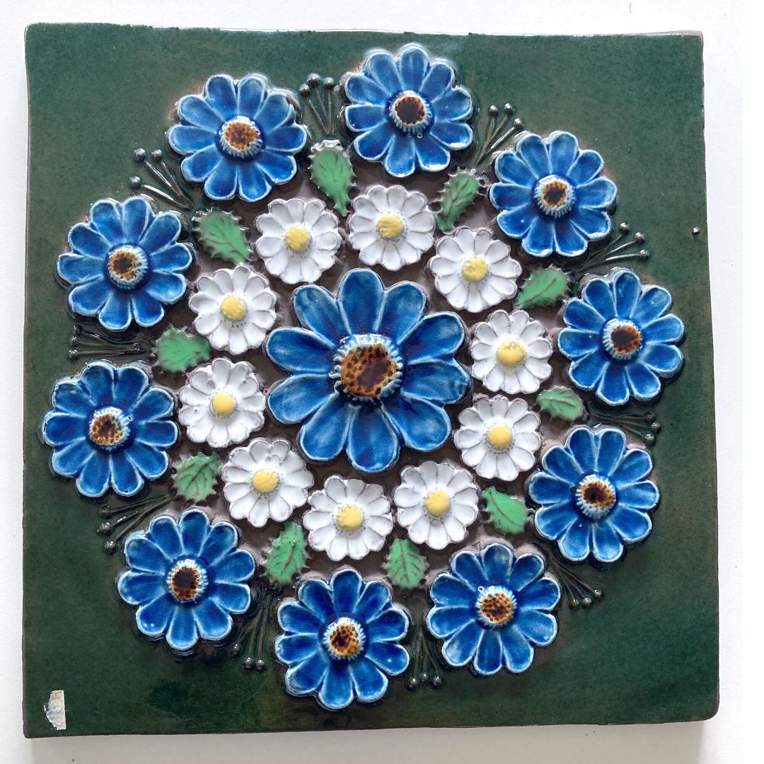 Jie Gantofta ジィガントフタ 陶板 お花 フラワー 特大サイズ 入荷商品