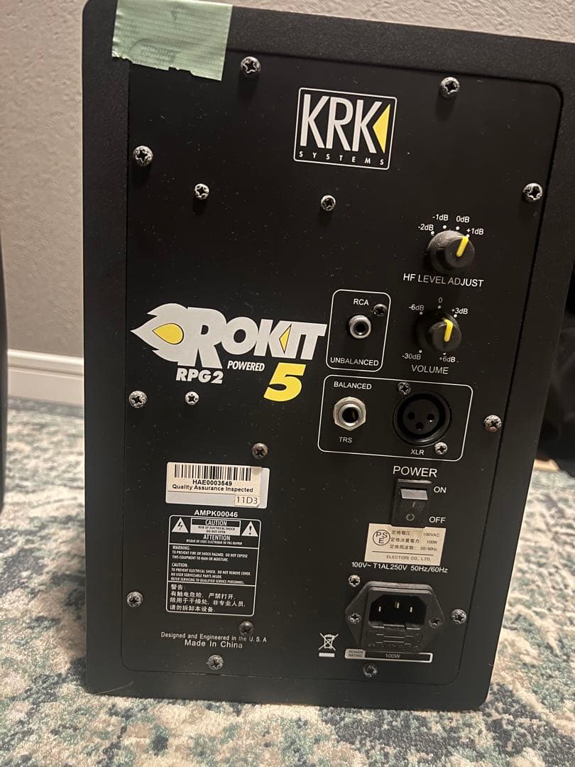 KRK ROKIT 5 rpg2 2台(片側ジャンク)