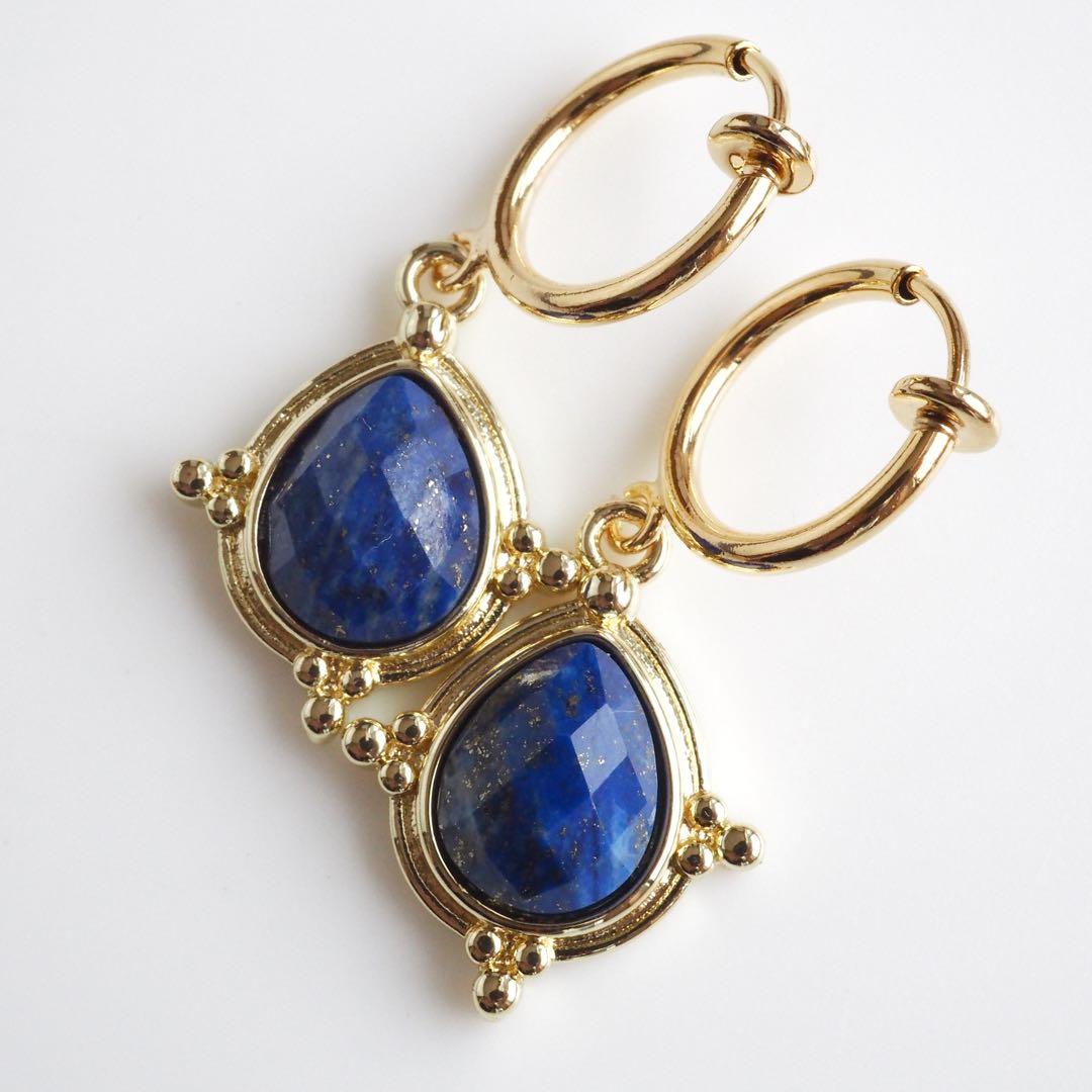 【はくとん( 'ω')ŧ‹\"ŧ‹\"】ブルースポットジャスパーの大粒トップ