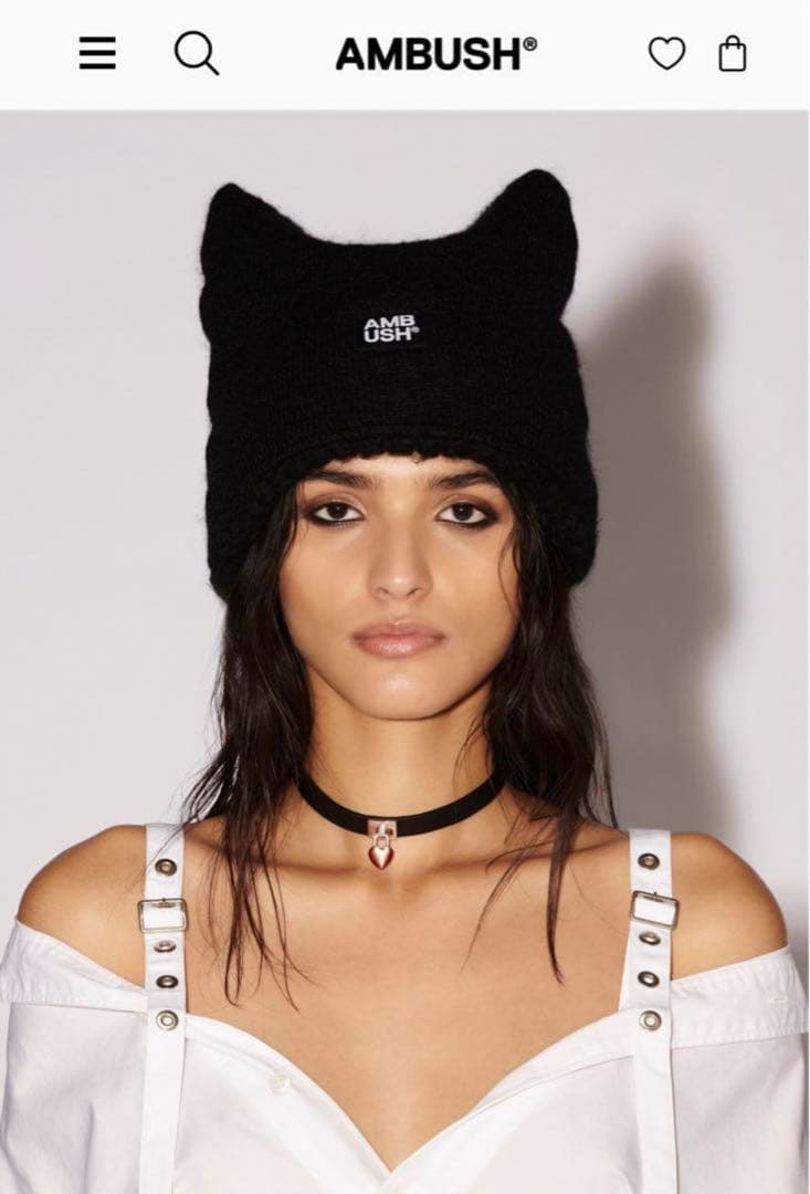 AMBUSH 猫耳AMBUSH 猫耳 AMBUSH CAT EAR HEADPHONE CHOKER on