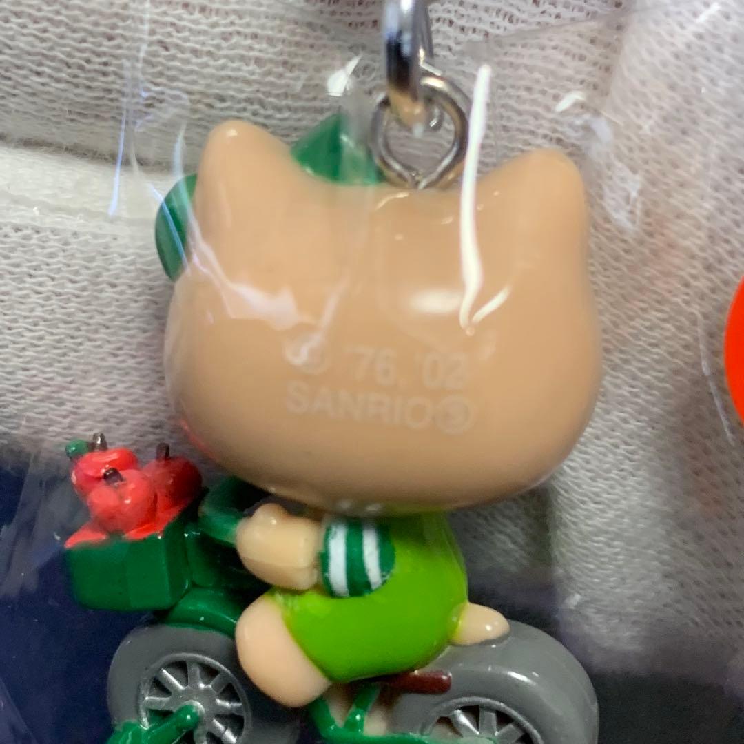 た*ぽ様 《当時物レア》⭐︎HELLO KITTYハローキティ 自転車キーホルダ