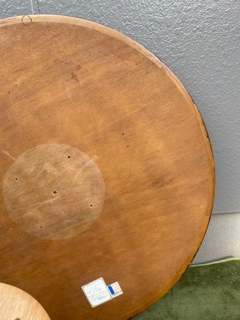 飛騨産業　キツツキマーク　コーヒーテーブル　円卓　ラウンドテーブル　RN