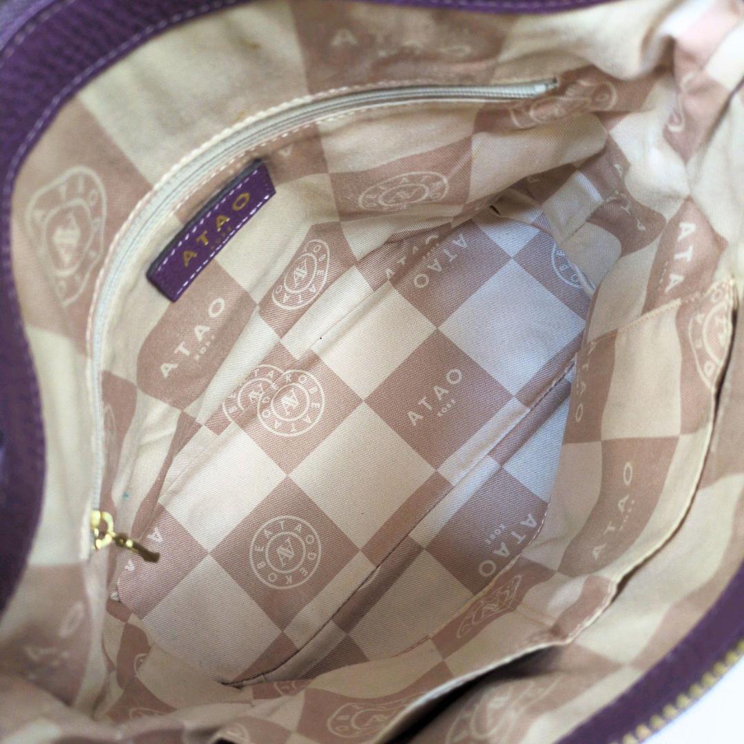 ATAO アタオ ウィークエンド 2way ショルダーバッグ パープル