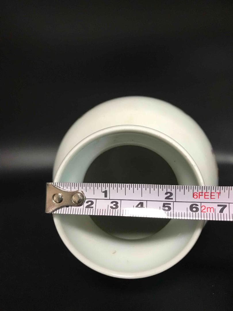 民国時代御用官窯居仁堂製 粉彩細密人物囲碁紋花瓶（