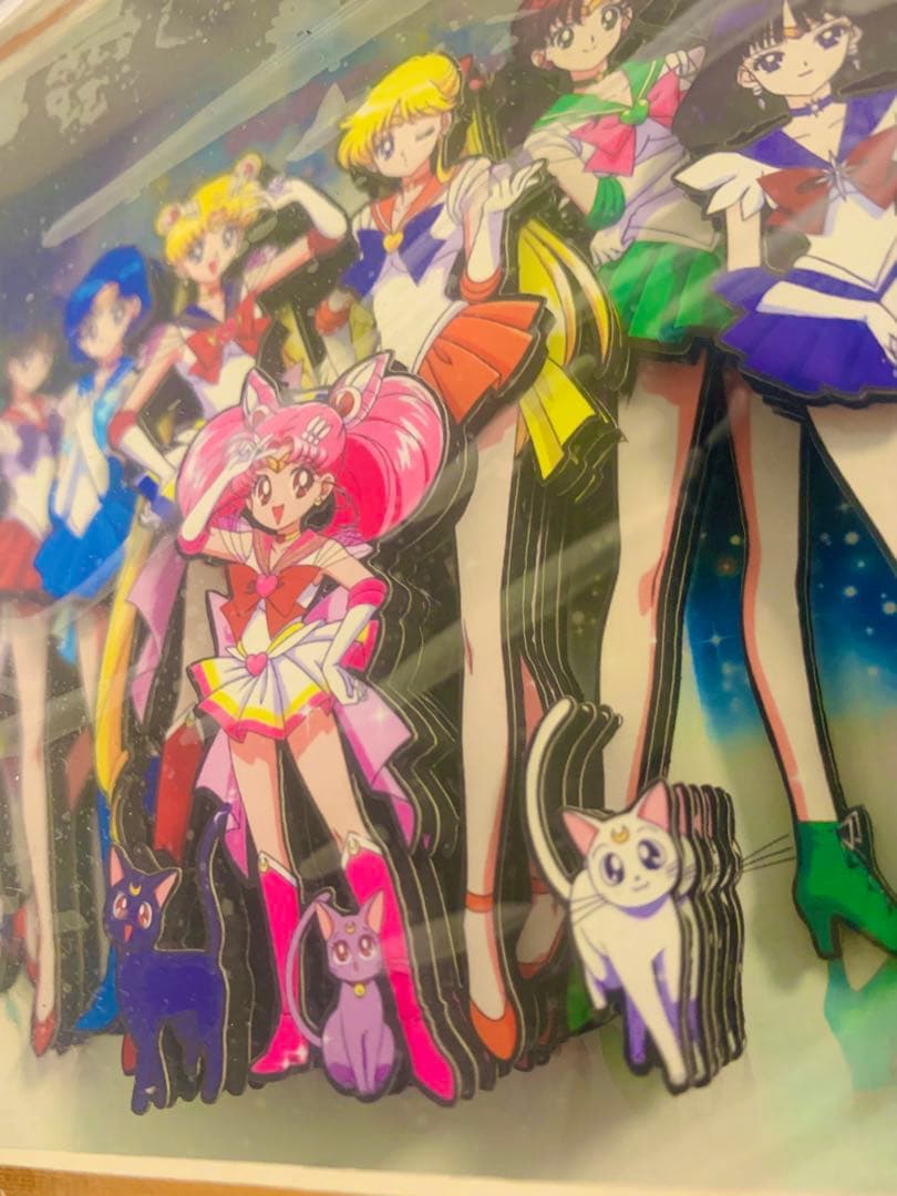 美少女戦士セーラームーン　海外限定品　3D立体画　絵画　タイプA 新品•未使用
