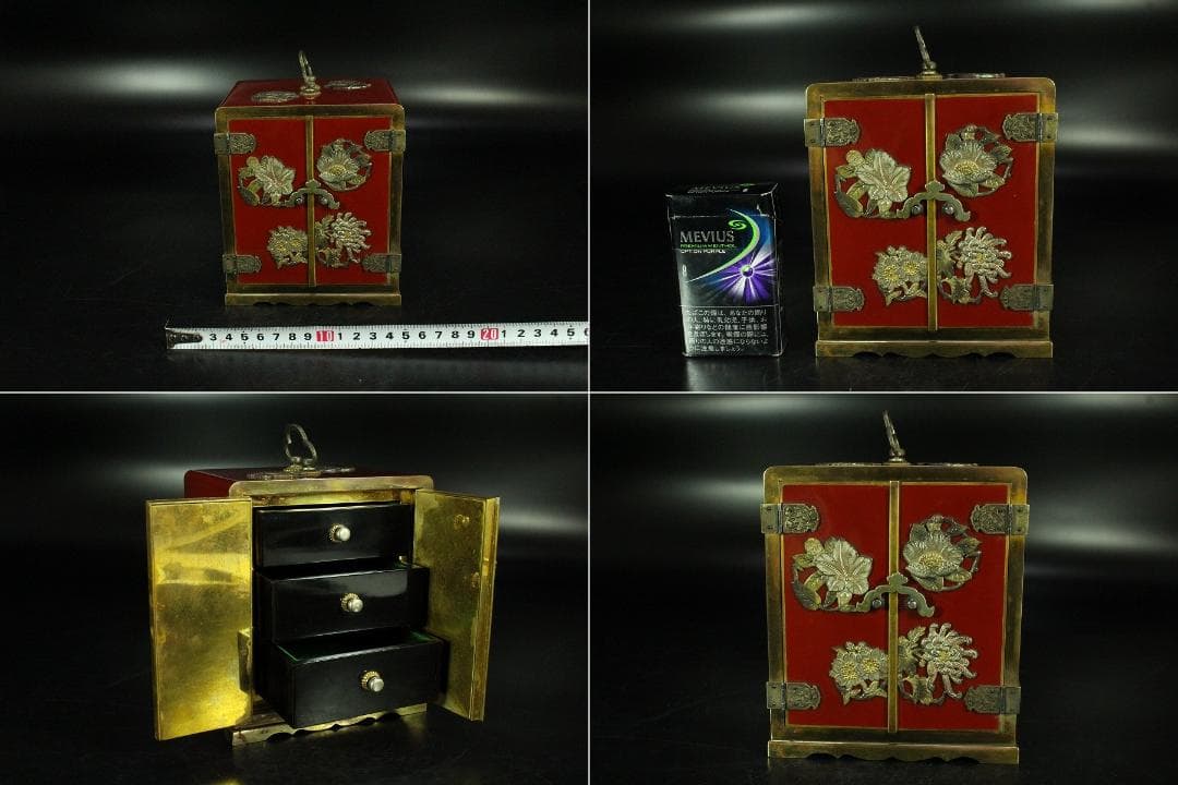 大阪 尚美堂造 純銀飾 宝石箱(K-LC805) - メルカリ