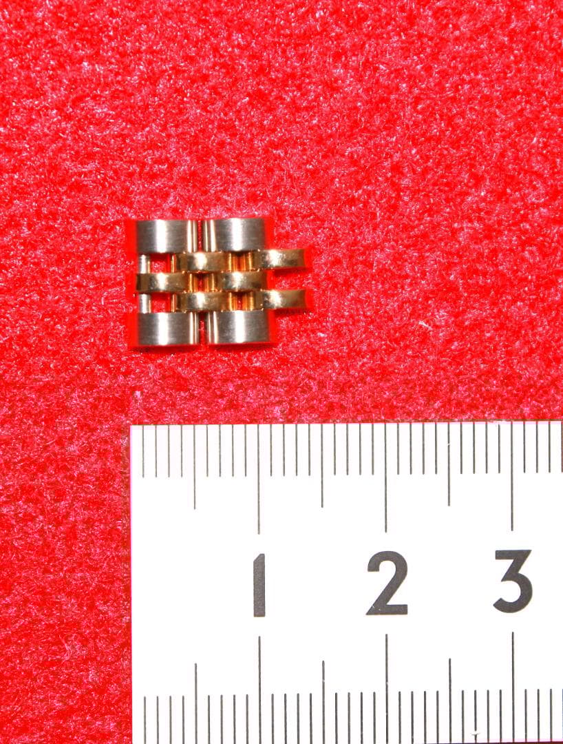 ロレックスデイトジャストのK18YG/SSコンビコマ（レディース用）2個