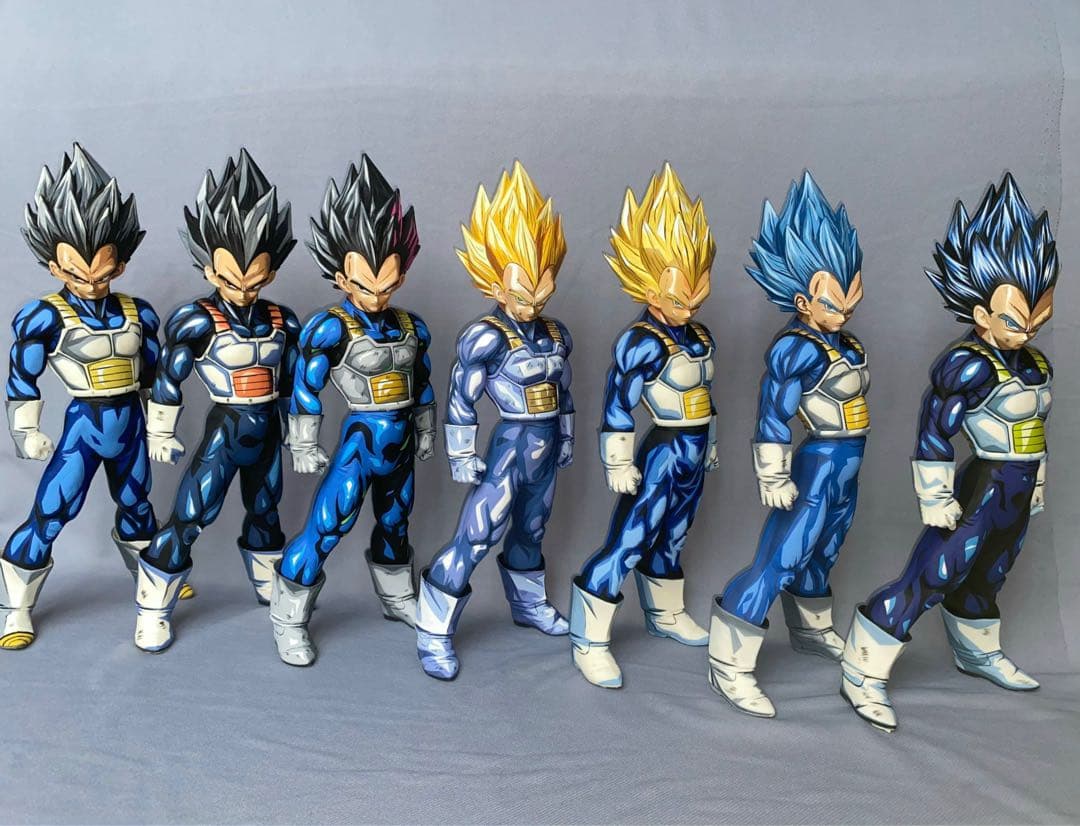 ベジータ超サイヤ SMSP二次元彩色2Dリペイント作品