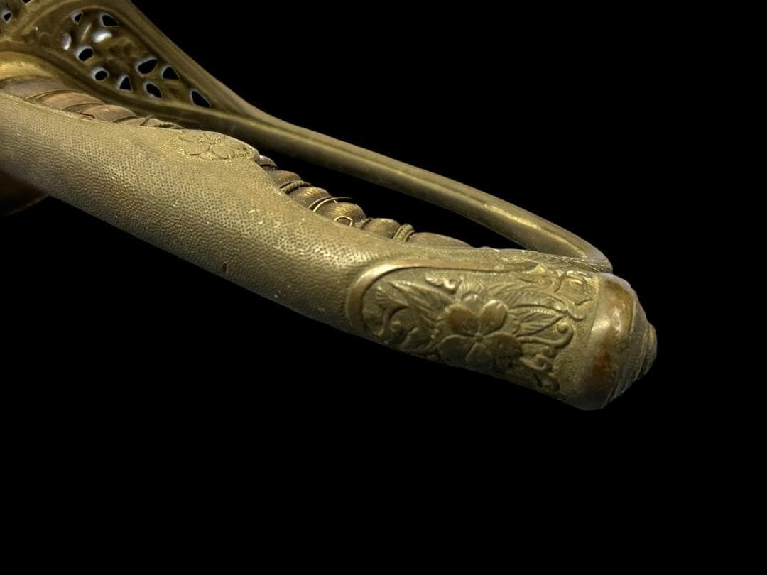 軍刀 指揮刀 模造刀 軍物 全長-約90.5cm 樋あり 旧日本軍