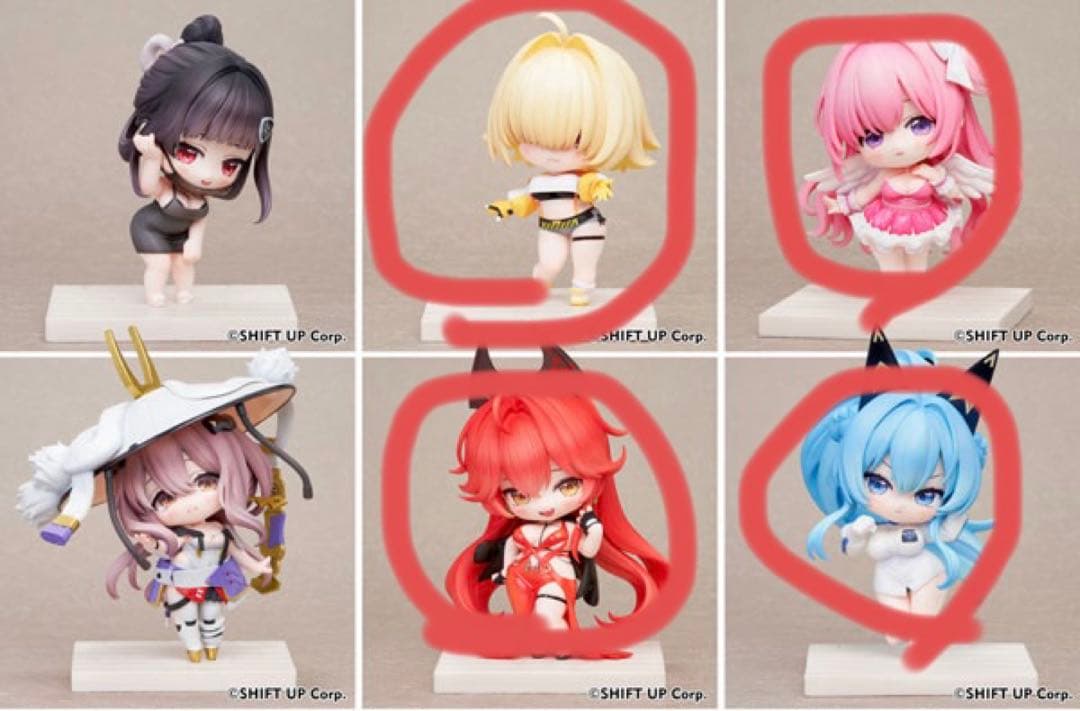 勝利の女神:NIKKE SACシリーズVol 2デフォルメフィギュア 4体セット