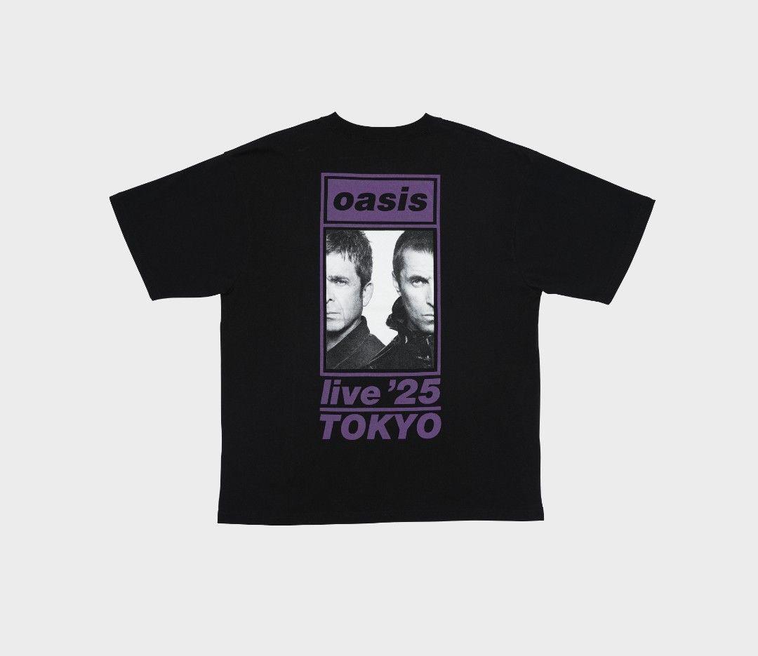 oasis live 25 TOKYO T シャツ Mサイズ 10 25 江戸紫