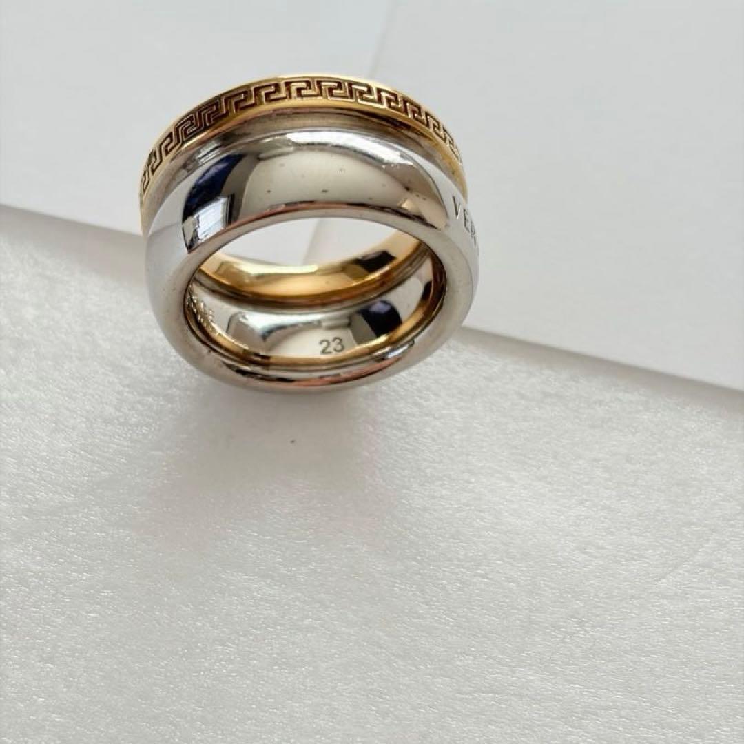 VERSACE ヴェルサーチェ リング シルバー ゴールド