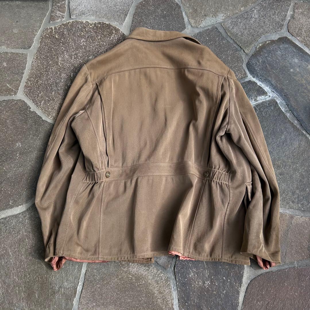 1950s-1960s レーヨンギャバジン　スポーツjkt vintage