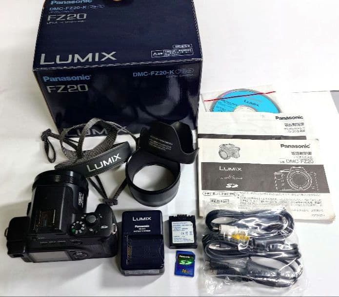Panasonic DMC-FZ20 12倍ズーム デジタルカメラ 動作確認済 カメラ