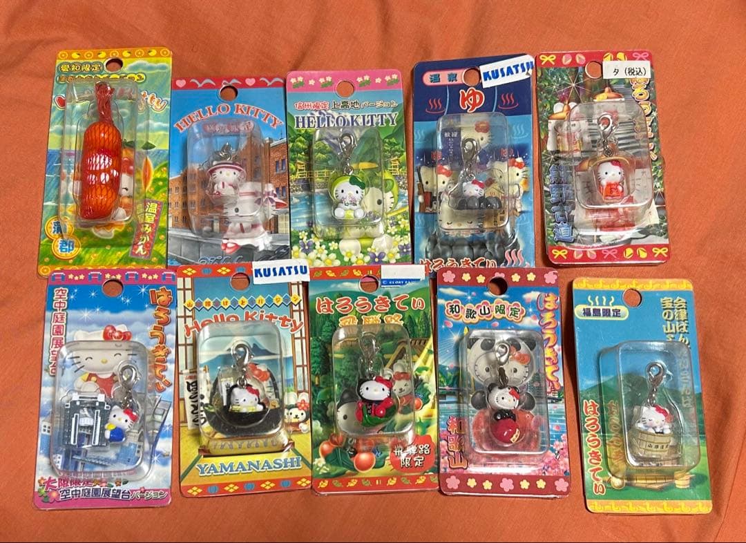 ご当地キティストラップ156点セット