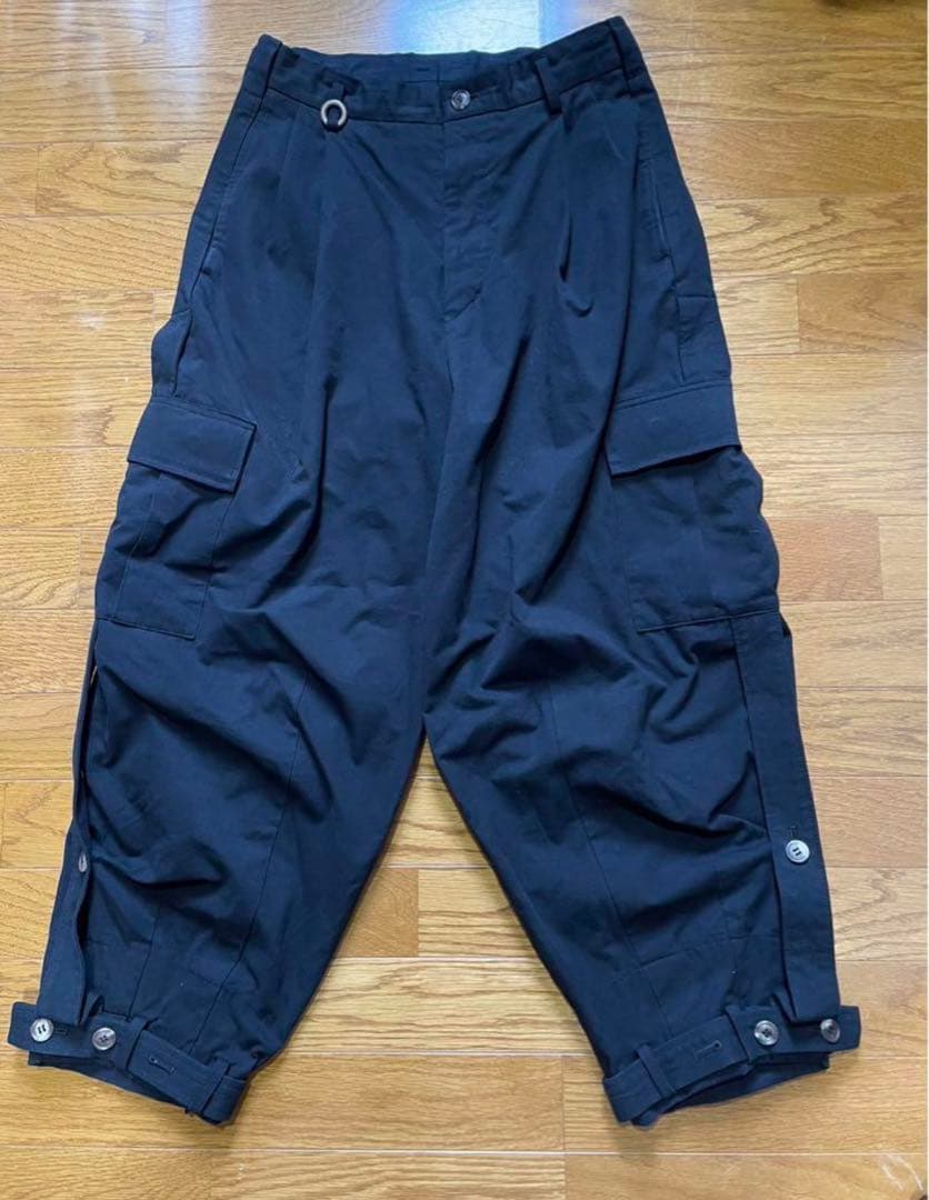 SOSHIOTSUKI NORFOLK CARGO TROUSERS