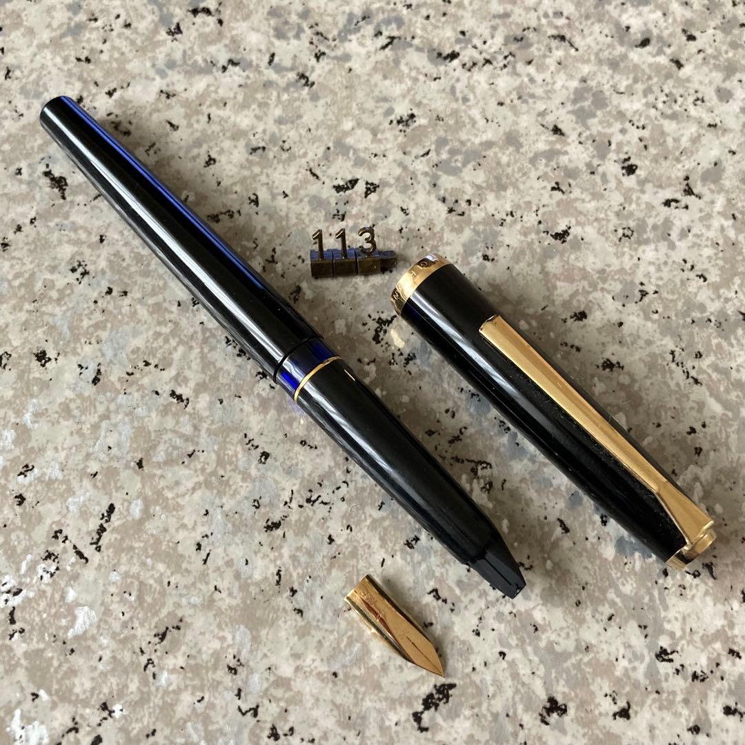 113 洗浄済み 万年筆 Pelikan Roll Gold 18C 18k - メルカリ