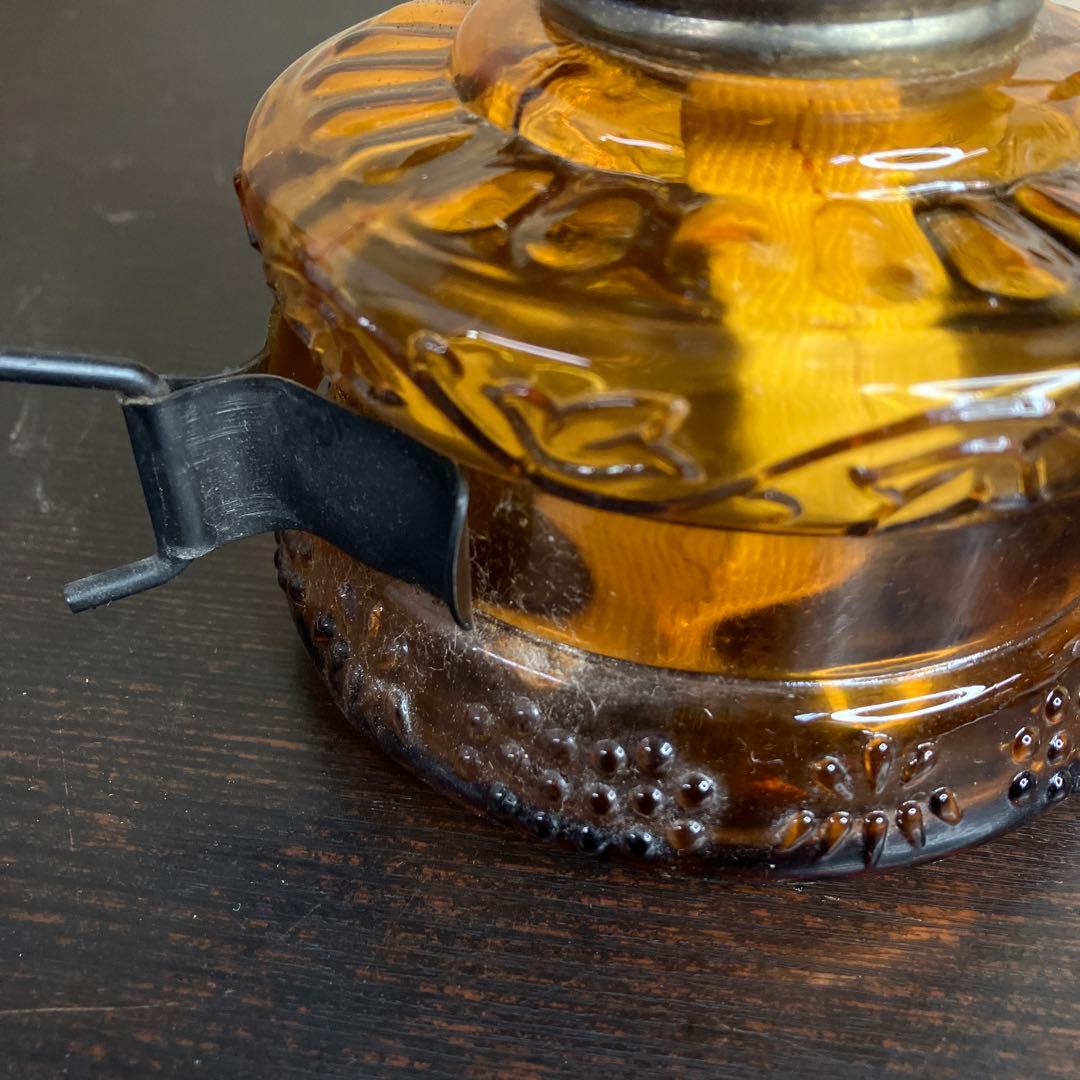 オイル ランタン ランプ 吊り下げ ビンテージ アンバー レトロ