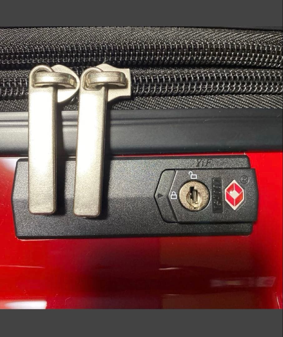 矢沢永吉キャリーケース！ E.YAZAWAロゴ星レッド - メルカリ