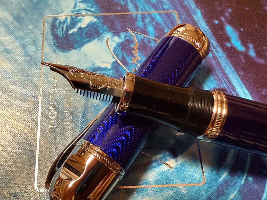 ほぼ未使用 万年筆 モンブラン 作家シリーズ2003 ジュール・ヴェルヌ M