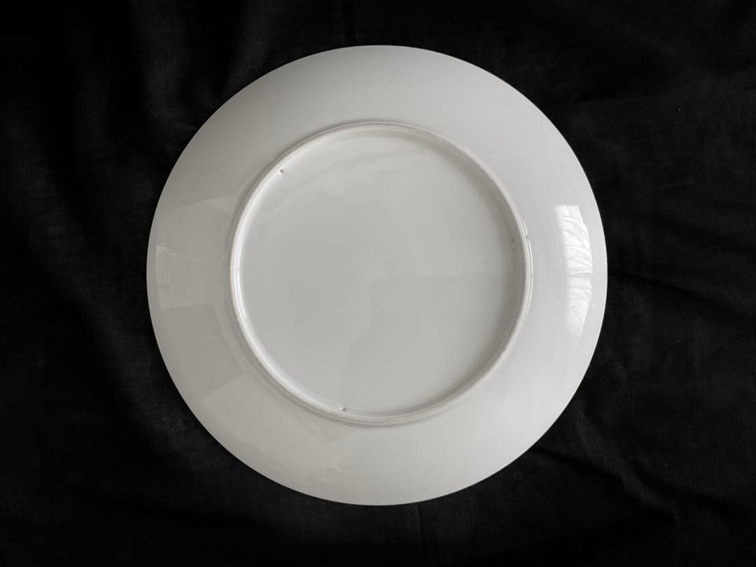 稀少！加山四郎(1900~1972)自筆絵付皿「鰈ほうぼうと鰈の図」供