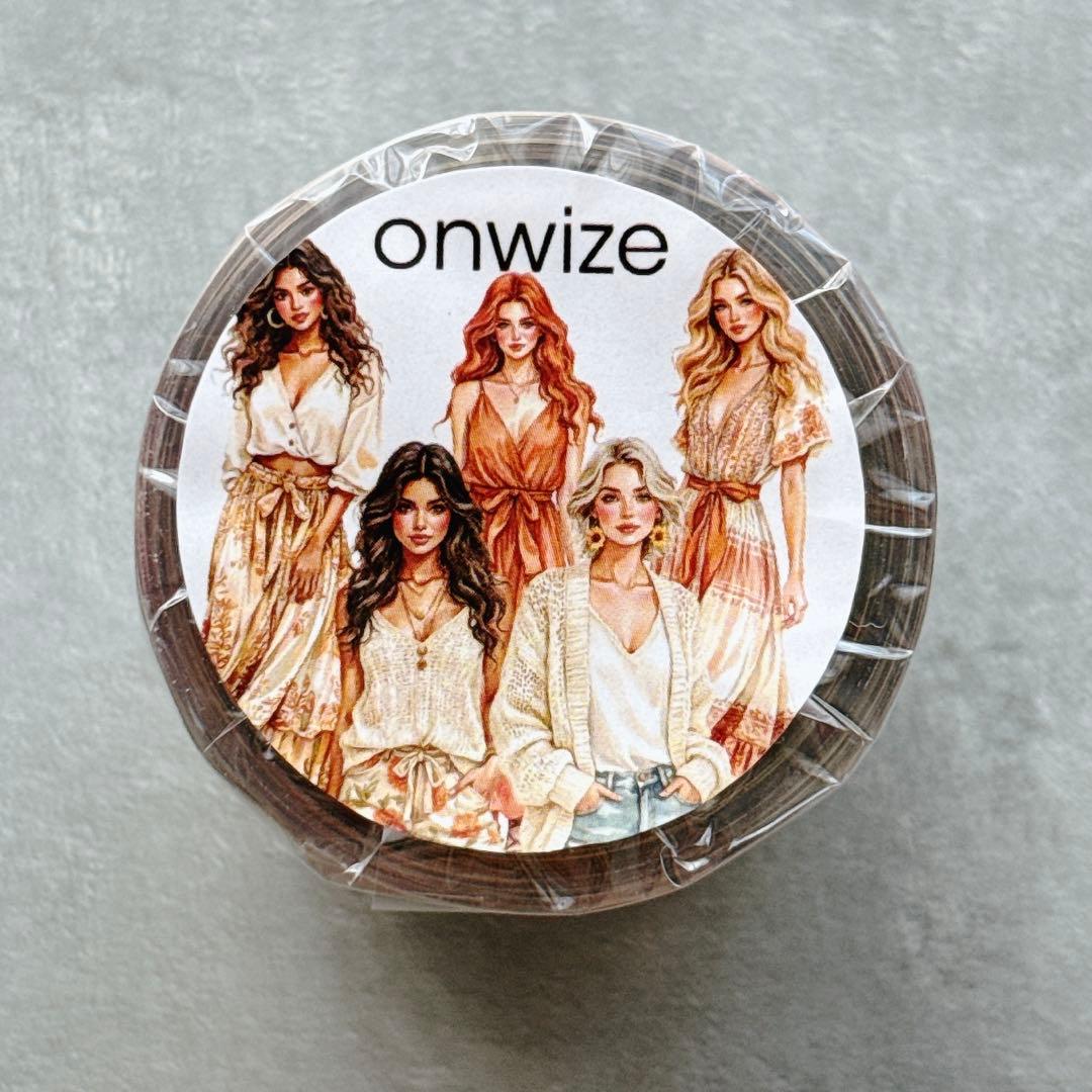 onwize 海外マスキングテープ マステ 【2541】