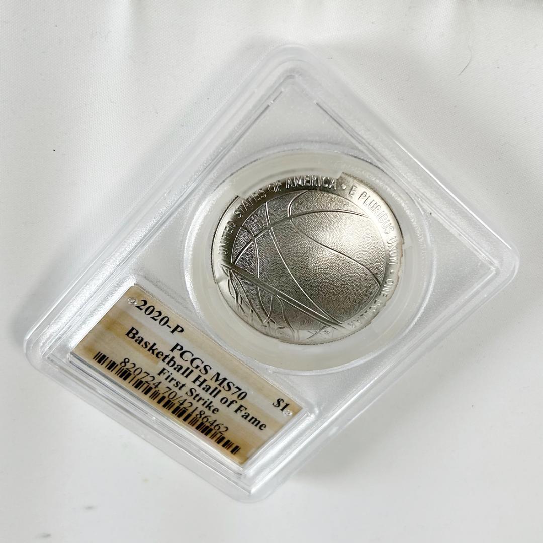 2020年 アメリカ バスケットボールコイン PCGS MS70 S1＄