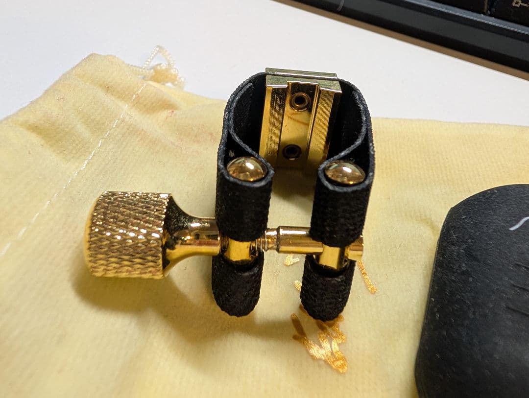 Eddie Daniel クラリネットリガチャー ゴールド/ブラック