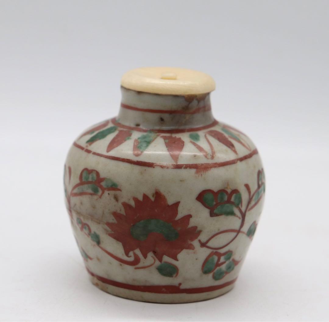 中国 明時代 紅緑彩茶壺 木箱入 送料込み0321 - メルカリ