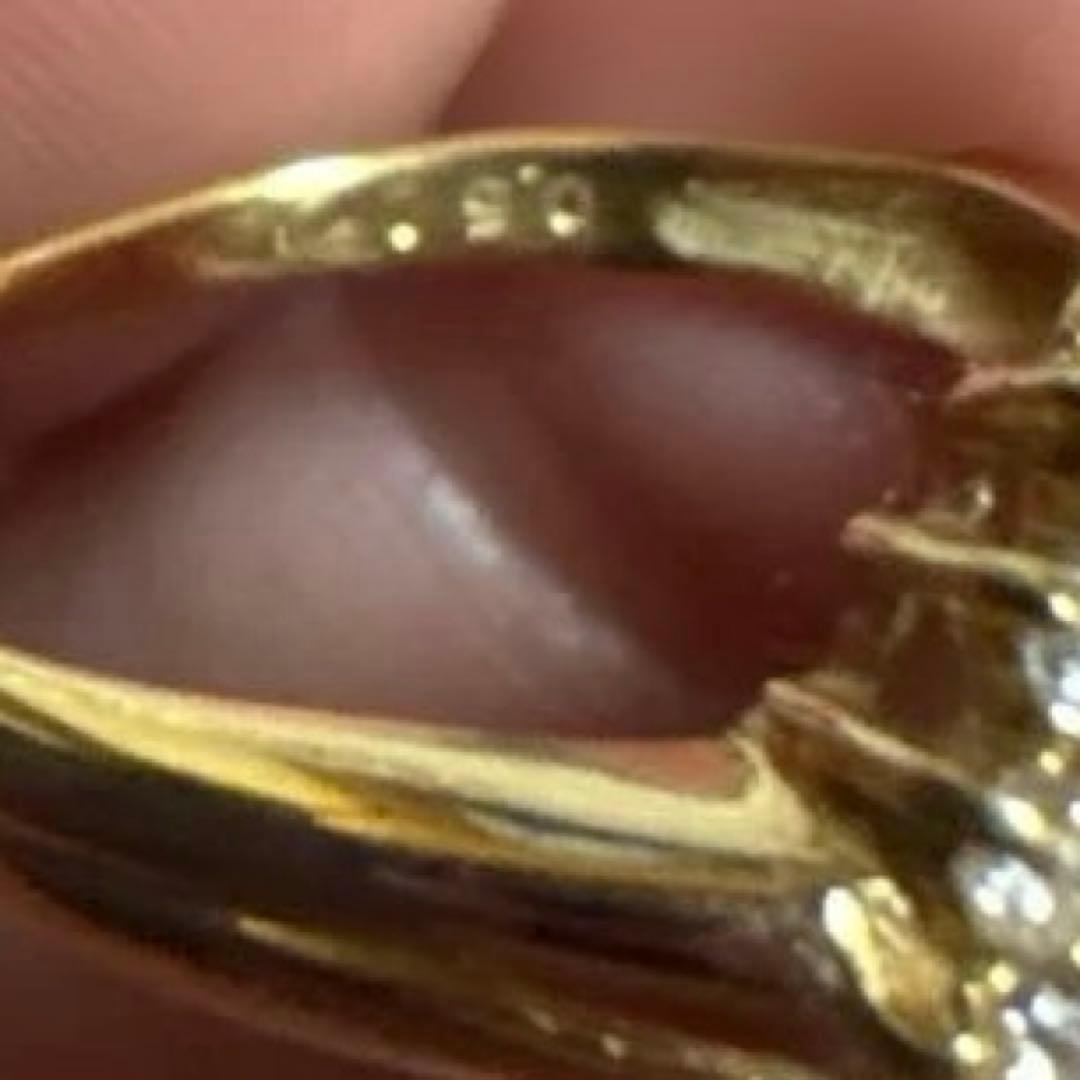 ココ　k18 ダイアモンドリング　6.5号