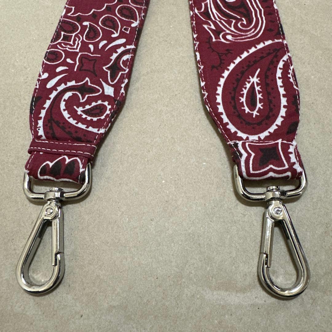 CALL IT BY YOUR NAME バンダナ柄ショルダーストラップ