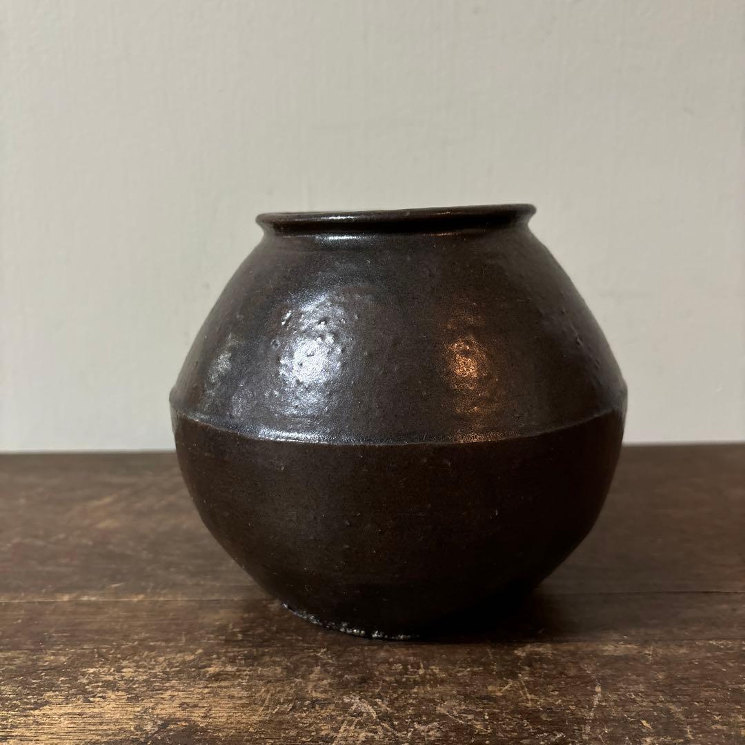 韓国アンティーク　壷　オンギ 李朝　その 22 検：骨董品.花器.コウケンテツ