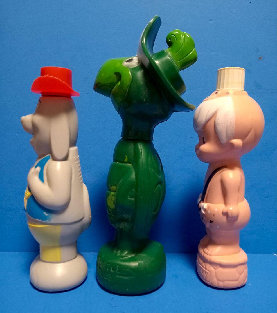 1960s 米国ビンテージsoaky ソーキー ソープボトル×3突貫カメ君、他