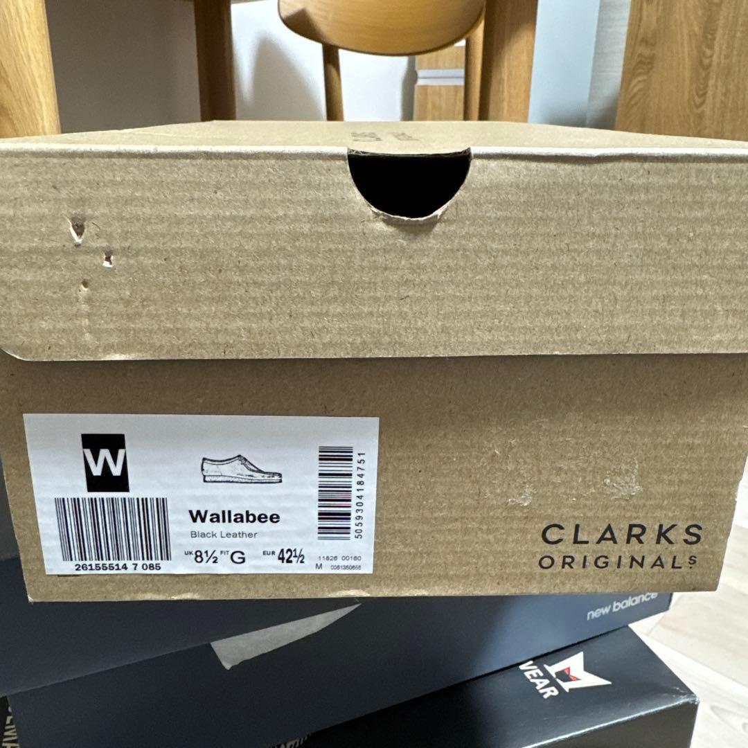 クラークス ワラビー ブラック UK8.5 CLARKS