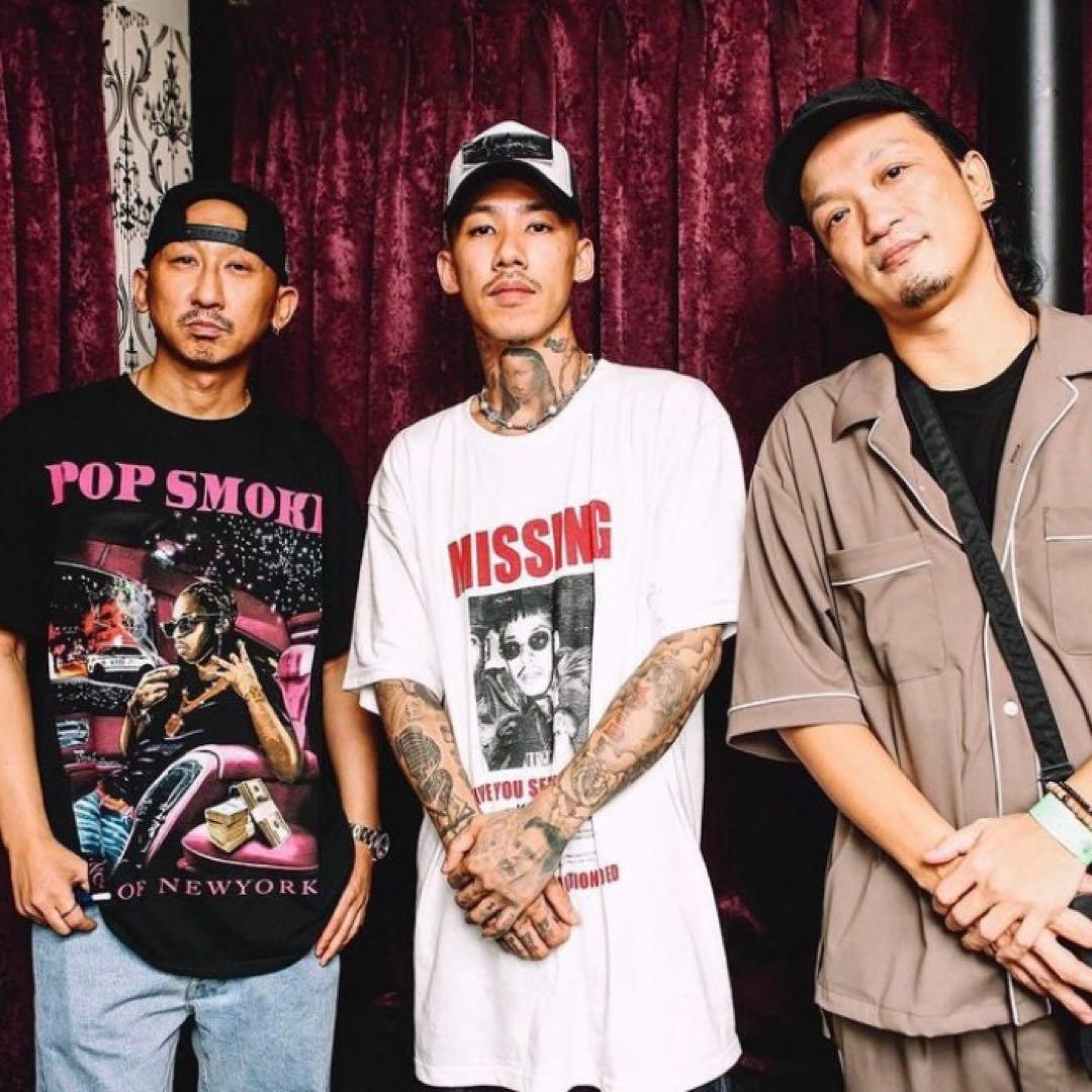 千葉雄喜武道館ブラックアイパッチTシャツ激レアKOHH チーム友達