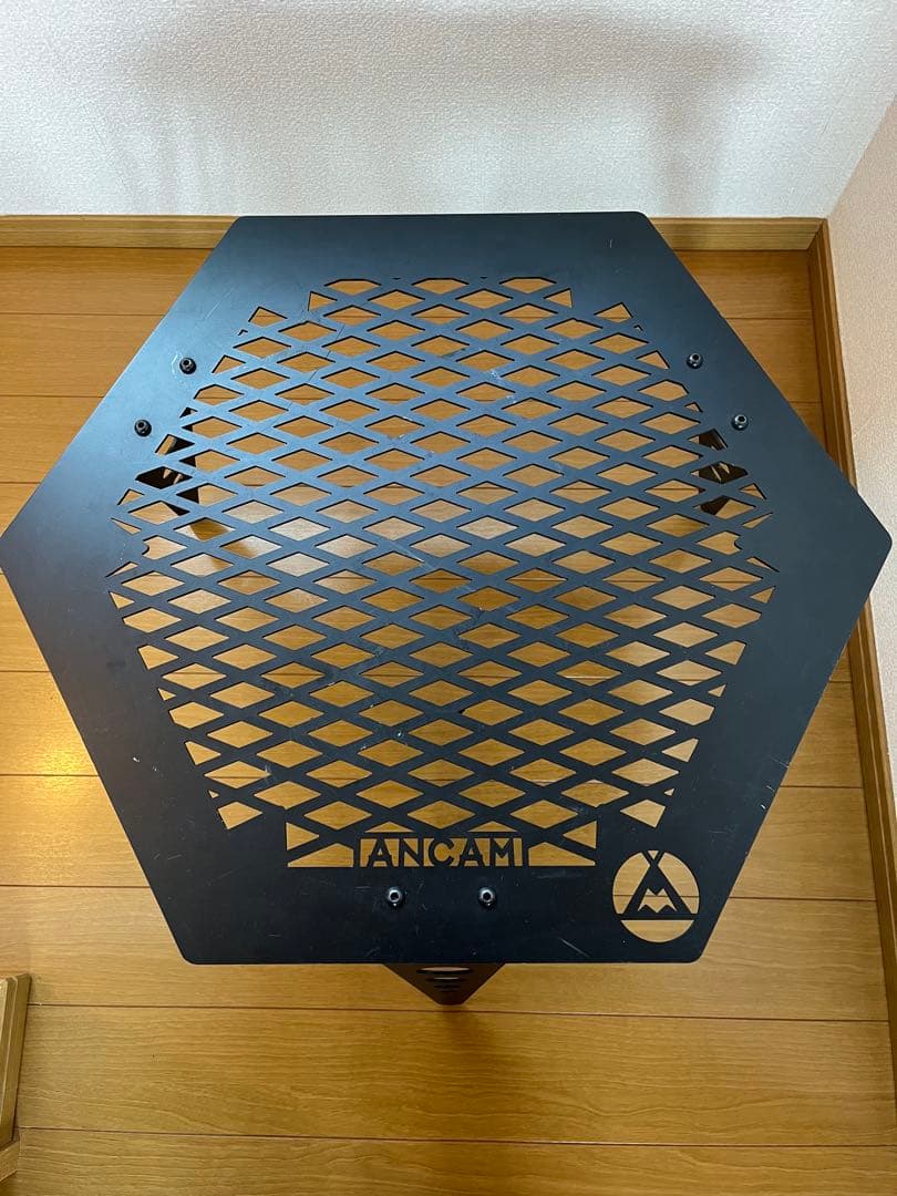 アナキャン ANCAM メタヘキテ L 脚長 六角形 アイアン テーブル