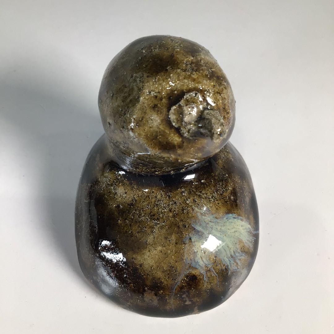 Ｎ２８１　香合　『徳澤守俊造』『久田宗也　尋牛斎　箱書』『瓢香合』　共箱　茶道具