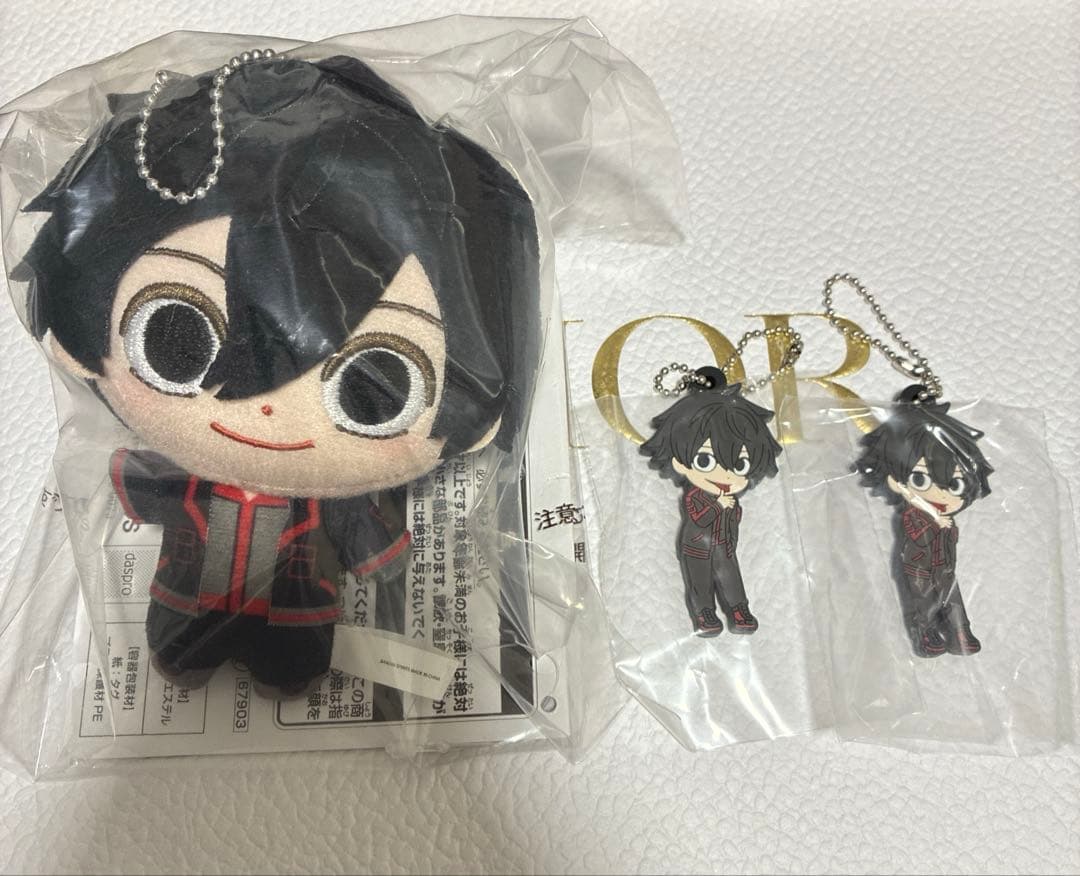 一番くじ 桃源暗鬼 弐 淀川真澄 ぬいぐるみ ラバーチャーム セット