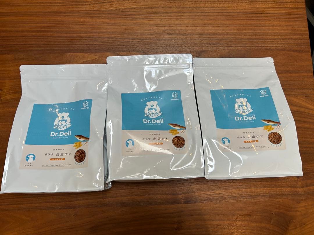 Dr.Deli 療法食 皮膚ケア 1kg タラ&大麦 Dr.Deli 療法食 皮膚ケア 1kg タラ&大麦