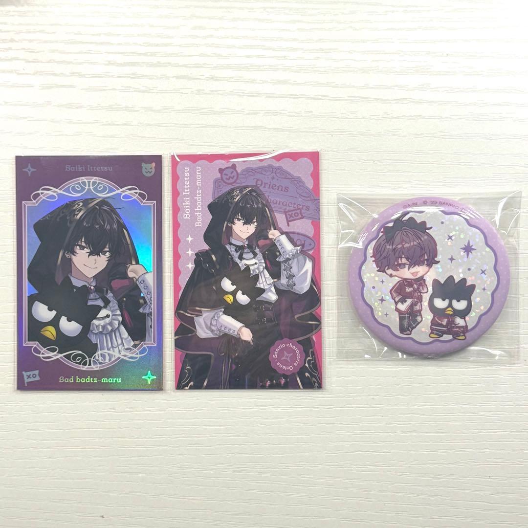 佐伯イッテツ サンリオ チェキ 缶バッジ - メルカリ