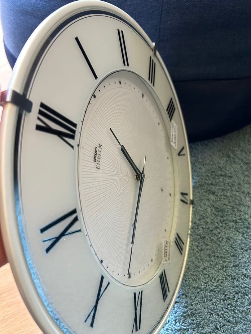 【未使用】SEIKO セイコー EMBLEM HS542W 掛け時計 壁掛け