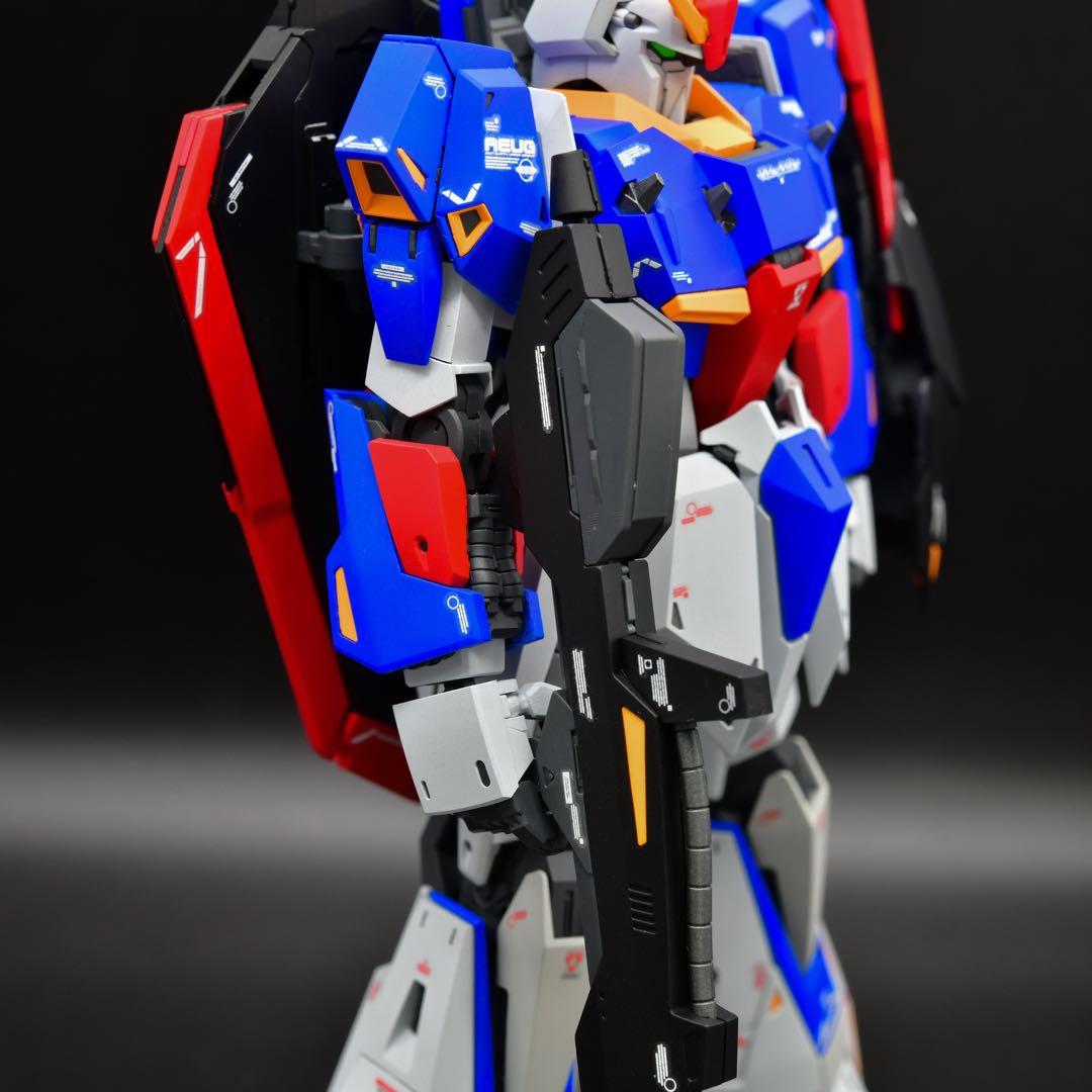 MG Zガンダムver.ka 全塗装完成品（HG ウェイブライダー付き）