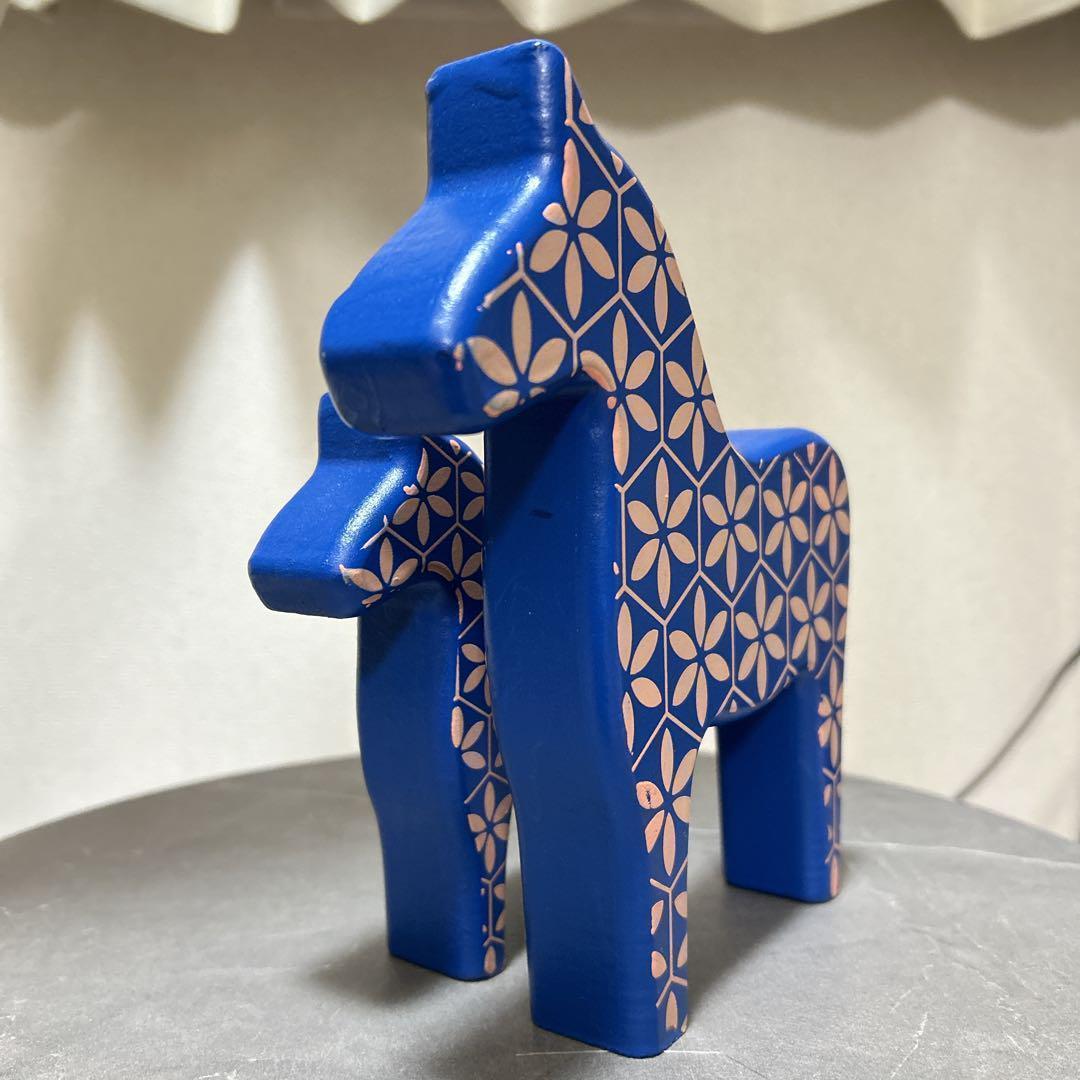 ダーラナホース 馬 木 置物 北欧 プレゼント スウェーデン オブジェ