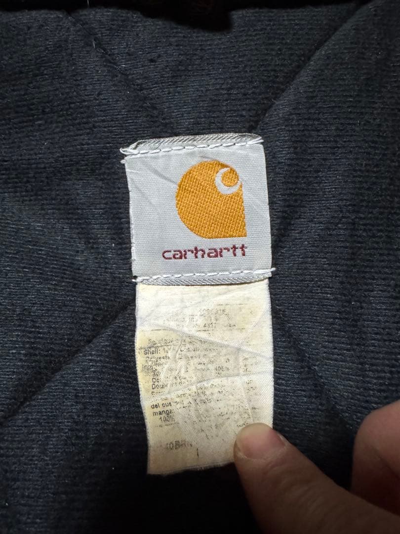 carhartt アクティブジャケット　モスグリーン　 ダック生地