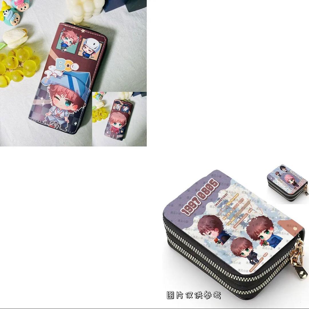 王一博 PUレザー長財布& コンパクト財布 4セット❣️確認用❣️1224