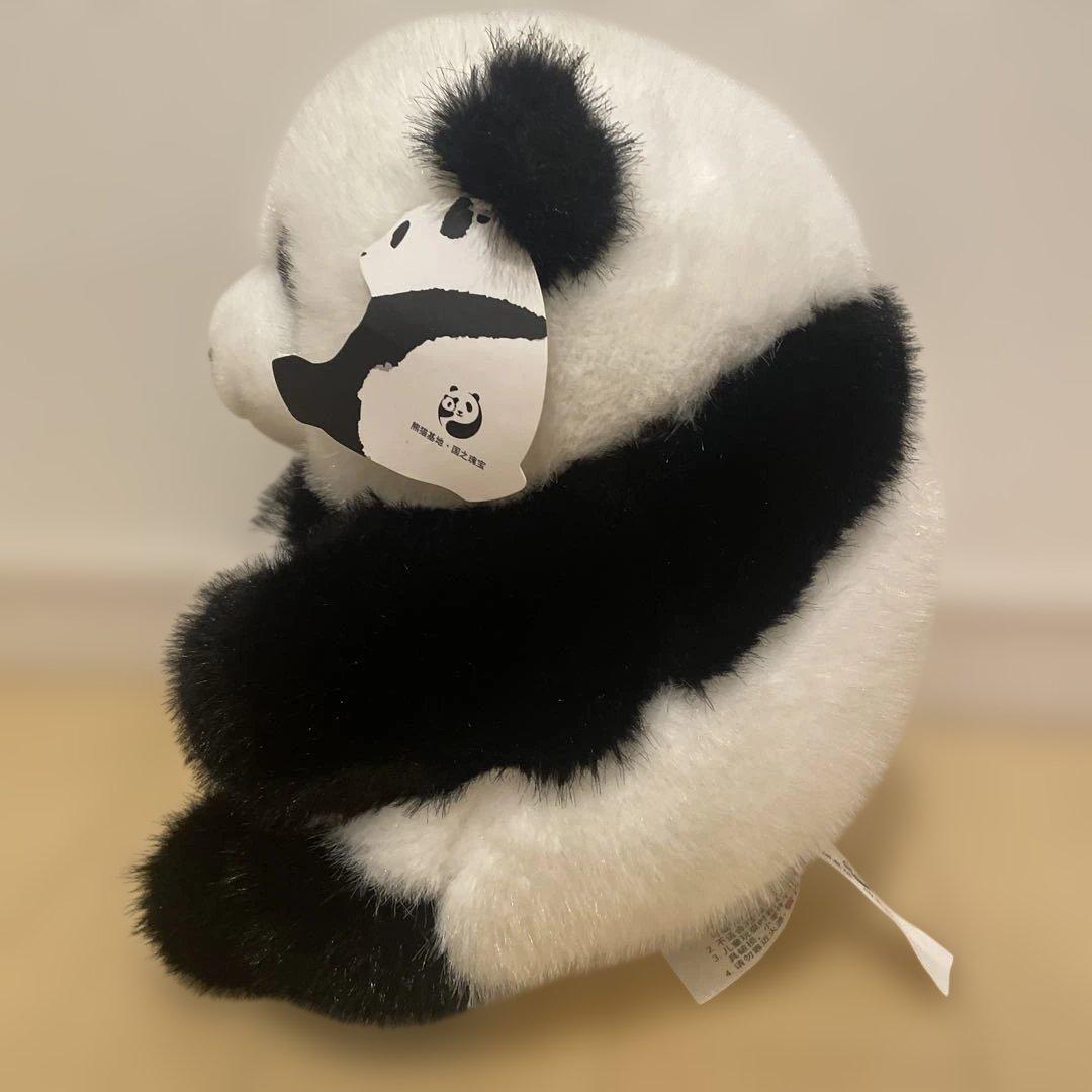 【中国土産】リアルパンダ　ぬいぐるみ　タグ付き