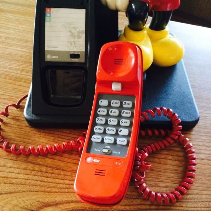 ミッキー・マウス 固定電話・使用可能 値下げ❗️ディズニープッシュホン