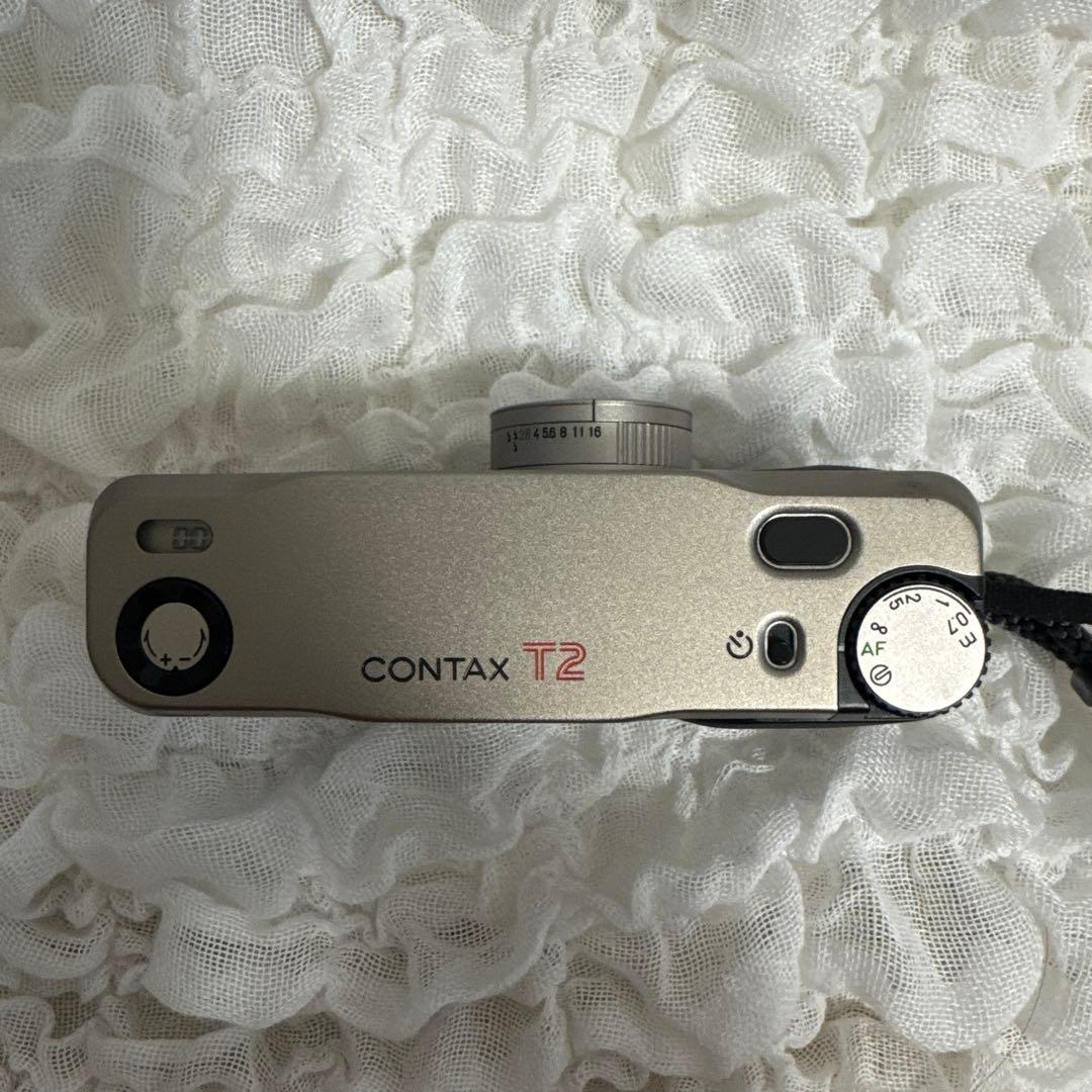 contax t2 フィルムカメラ DATABACKケース付きの通販はau PAY